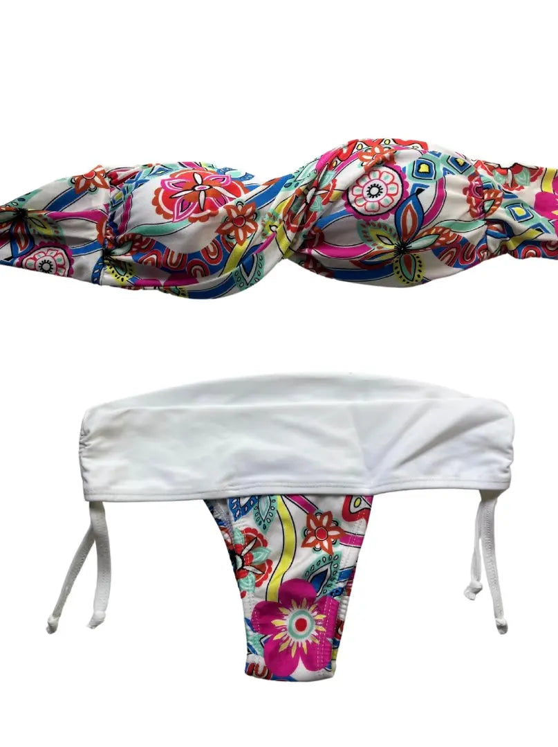 Retro Floral Bikini Set - SALE Benatti Beachwear