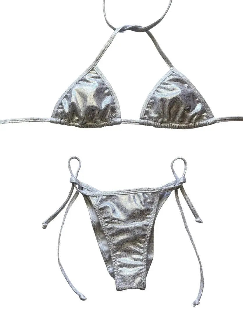 Metallic Cheeky Bikini SET Benatti Beachwear