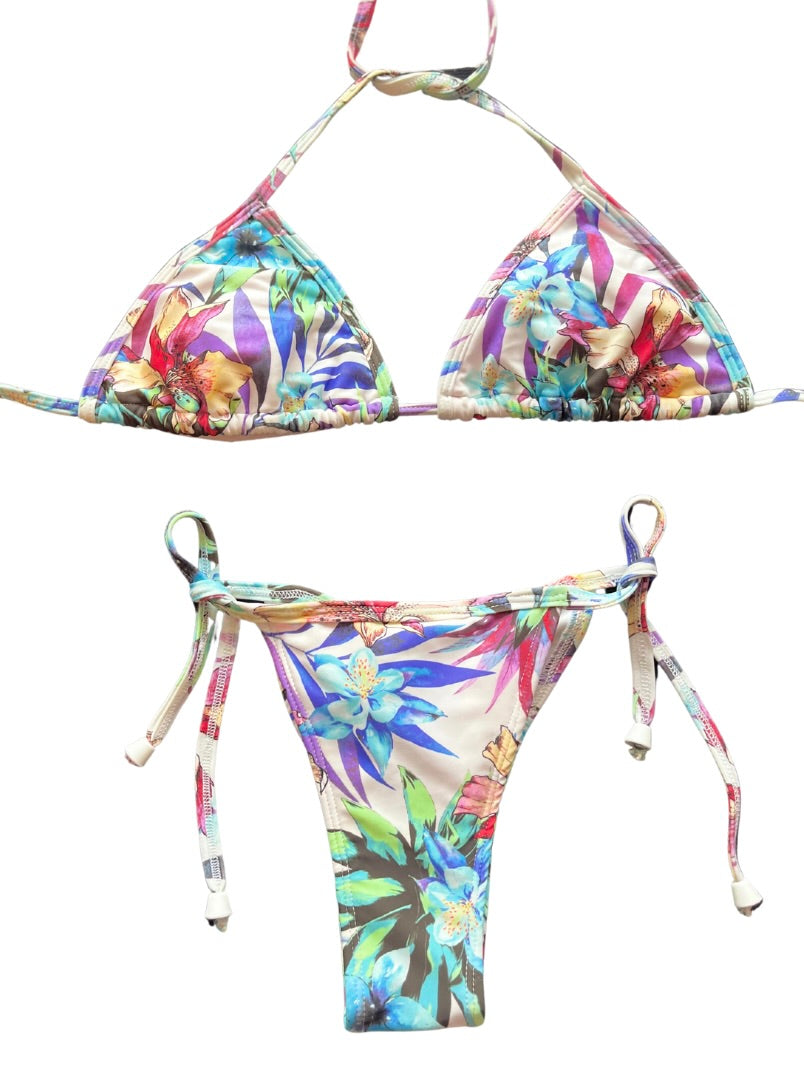 Tropical Whisper Bloom Bikini Set - SALE