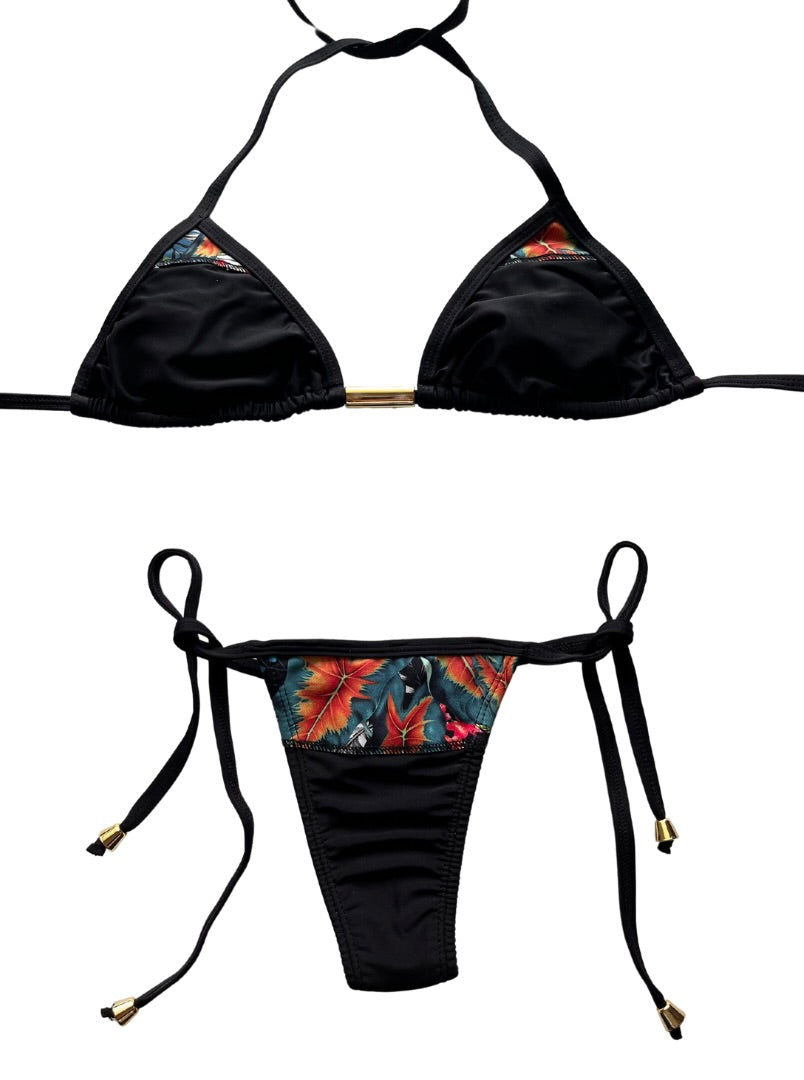 Midnight Tropics Bikini Set - SALE
