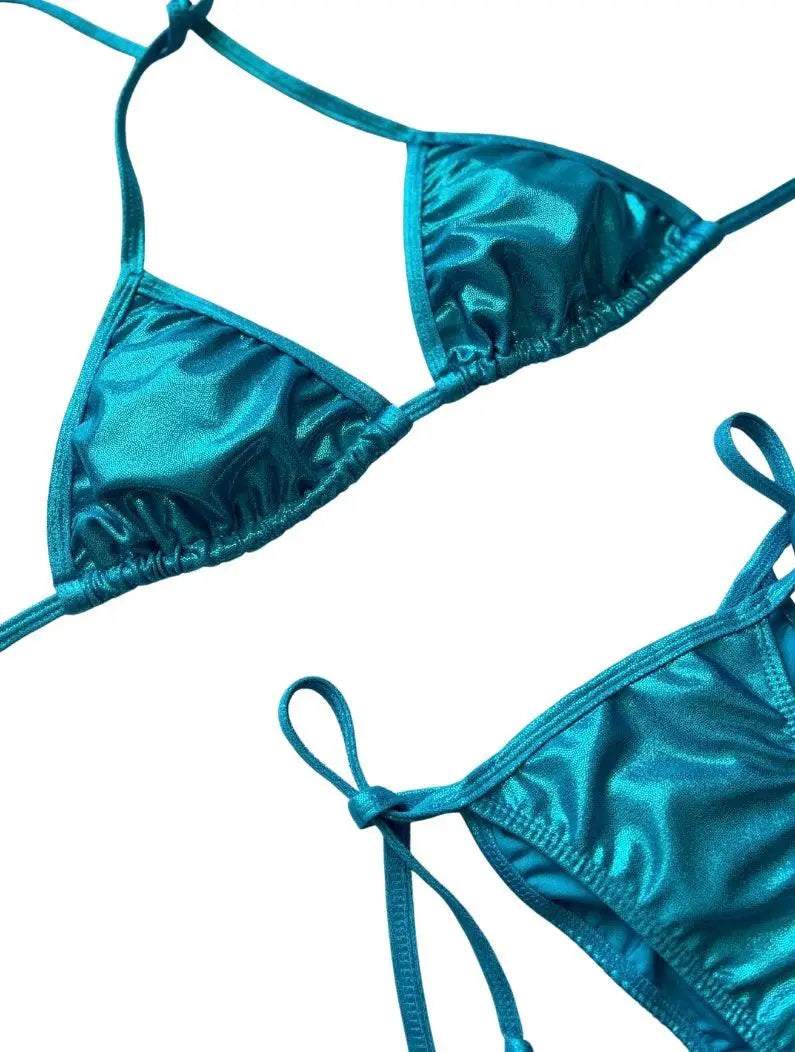 Metallic Cheeky Bikini SET Benatti Beachwear