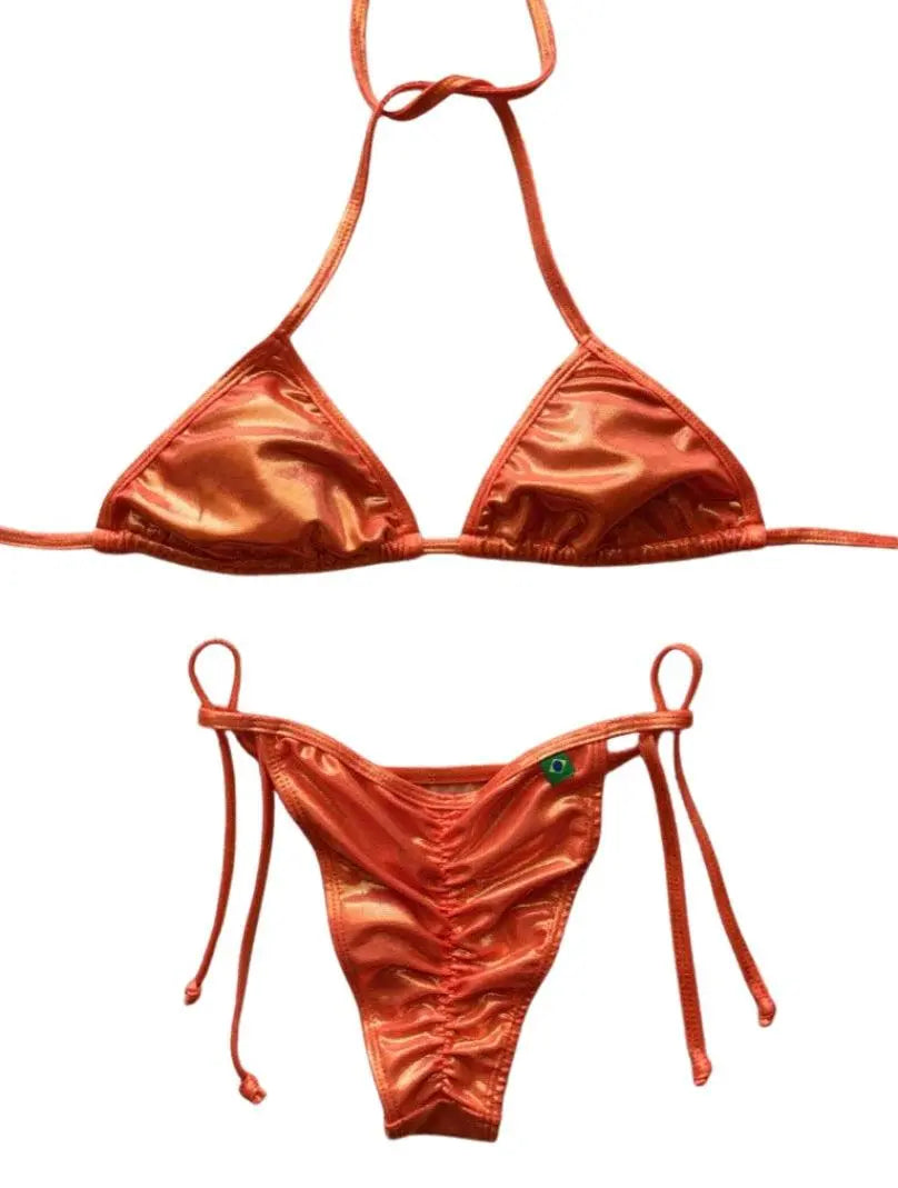 Metallic Cheeky Bikini SET Benatti Beachwear