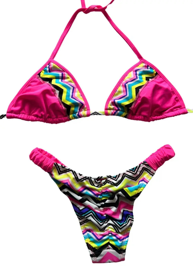 Colorful Chevron Bikini Set - SALE Benatti Beachwear