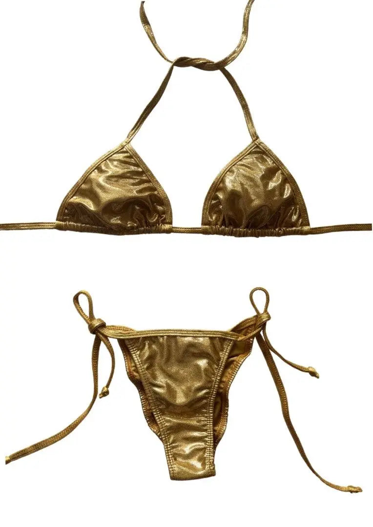 Metallic Cheeky Bikini SET Benatti Beachwear
