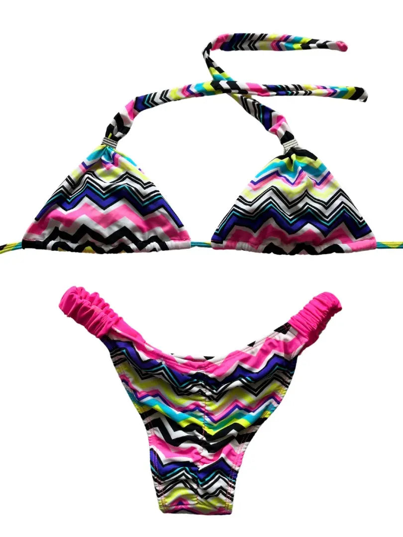 Colorful Chevron Bikini Set - SALE Benatti Beachwear