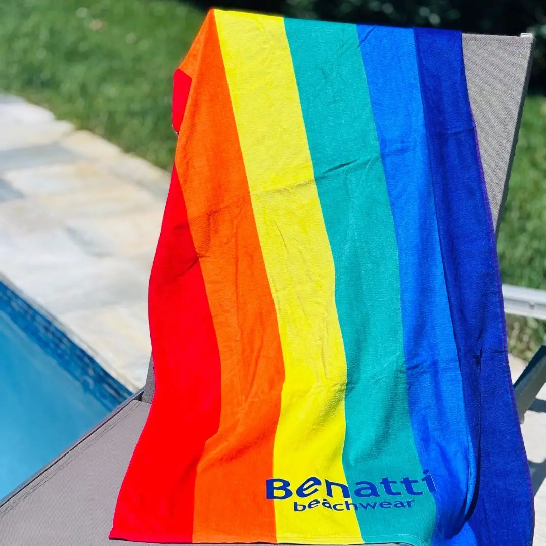 Benatti Beachwear Raibow Beach Towel Benatti Beachwear