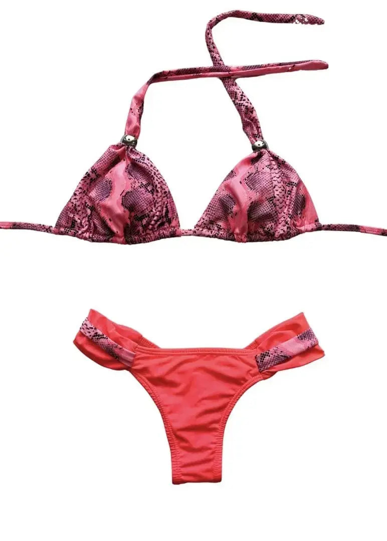 Blush Snake Bikini SET - SALE Benatti Beachwear