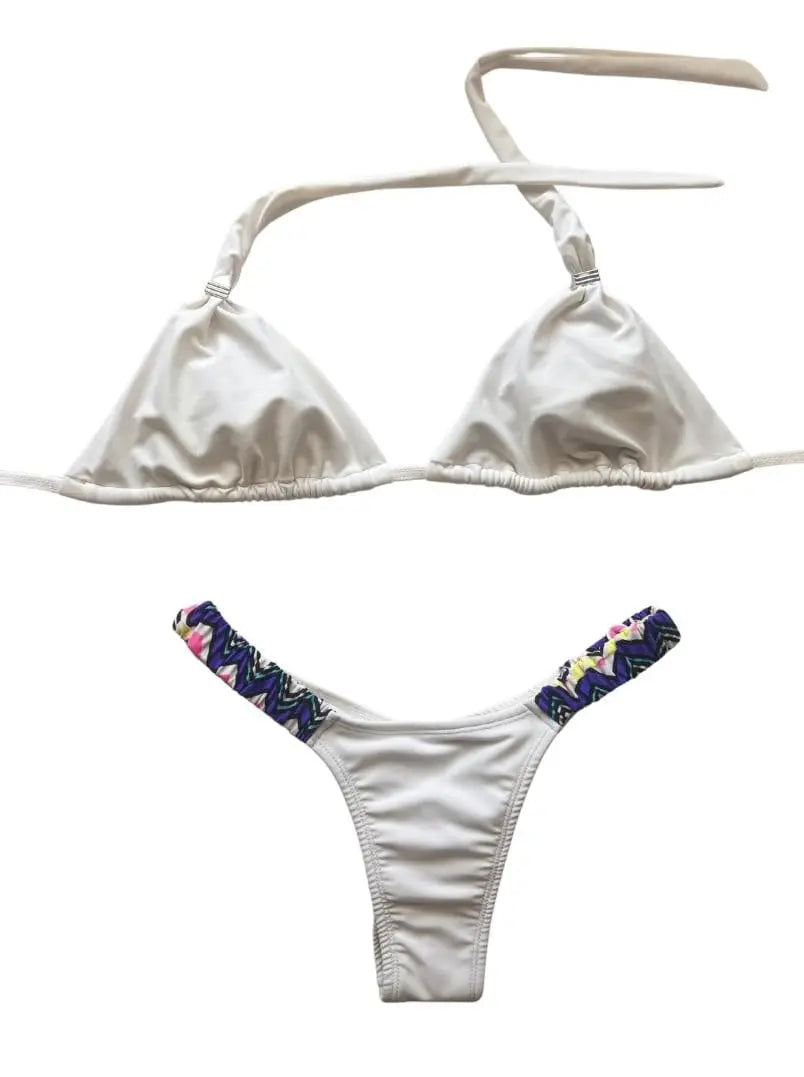 White Horizon Bikini Set - SALE Benatti Beachwear