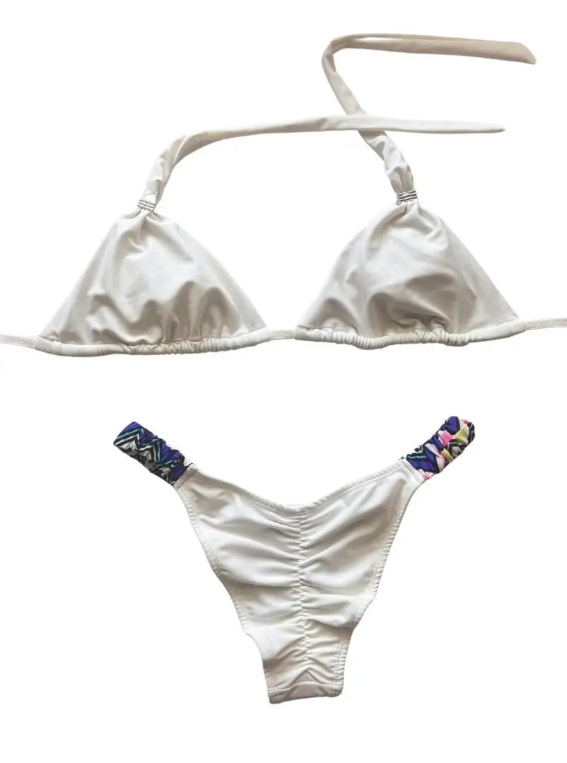 White Horizon Bikini Set - SALE Benatti Beachwear