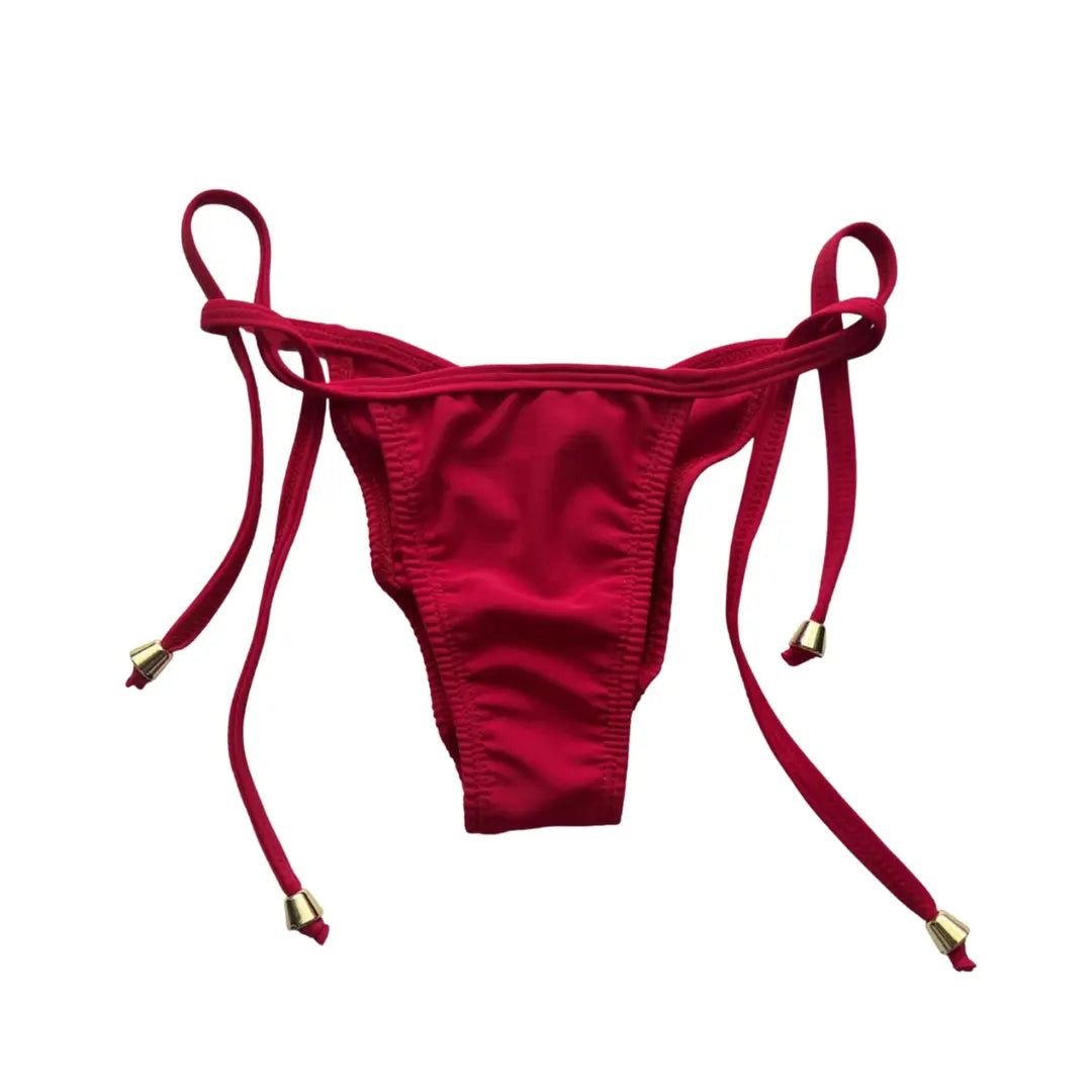 Ella Cheeky Side Tie Bottom - Solid Colors Benatti Beachwear