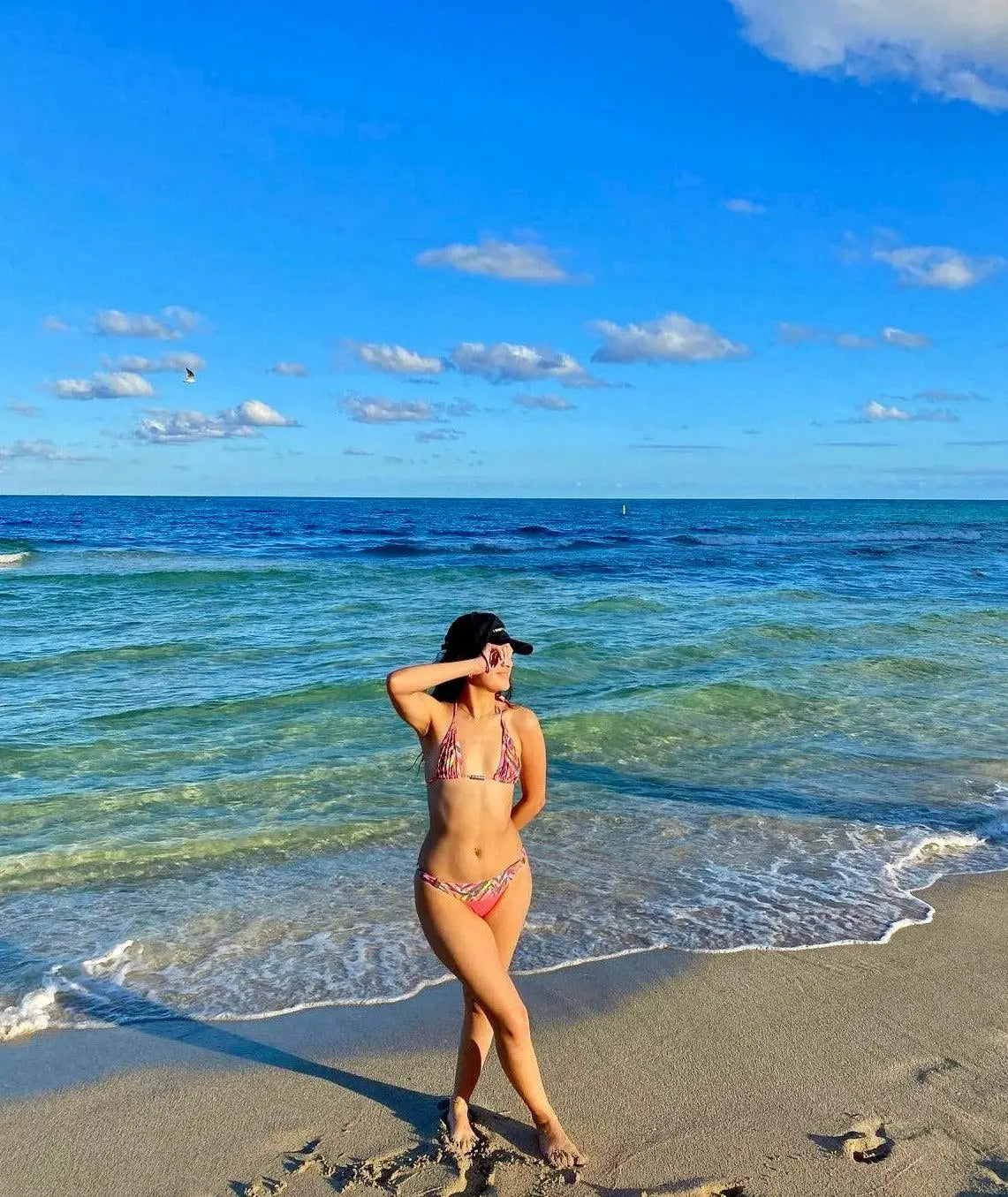 Electric Coral Cheeky Bikini SET - SALE Benatti Beachwear