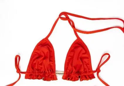 Marie Ruffle Bikini Top - Solid Colors Benatti Beachwear