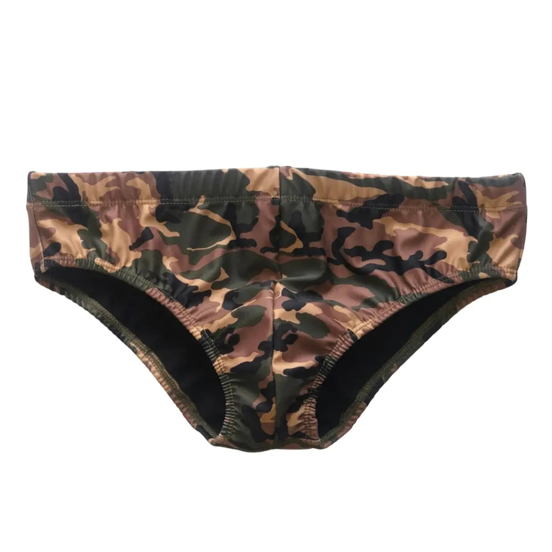 Camouflage Low-Rise Brazilian Sunga Swim Brief Benatti Beachwear