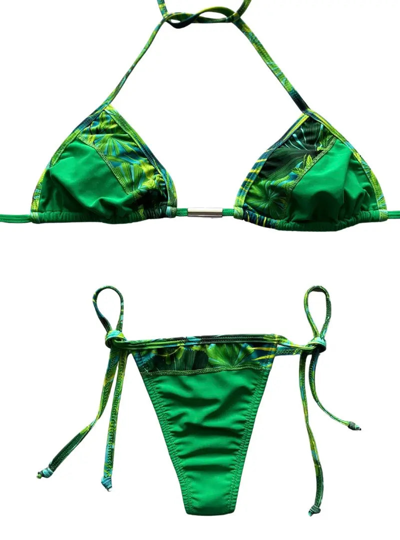 Green Jungle Dream Bikini Set - SALE