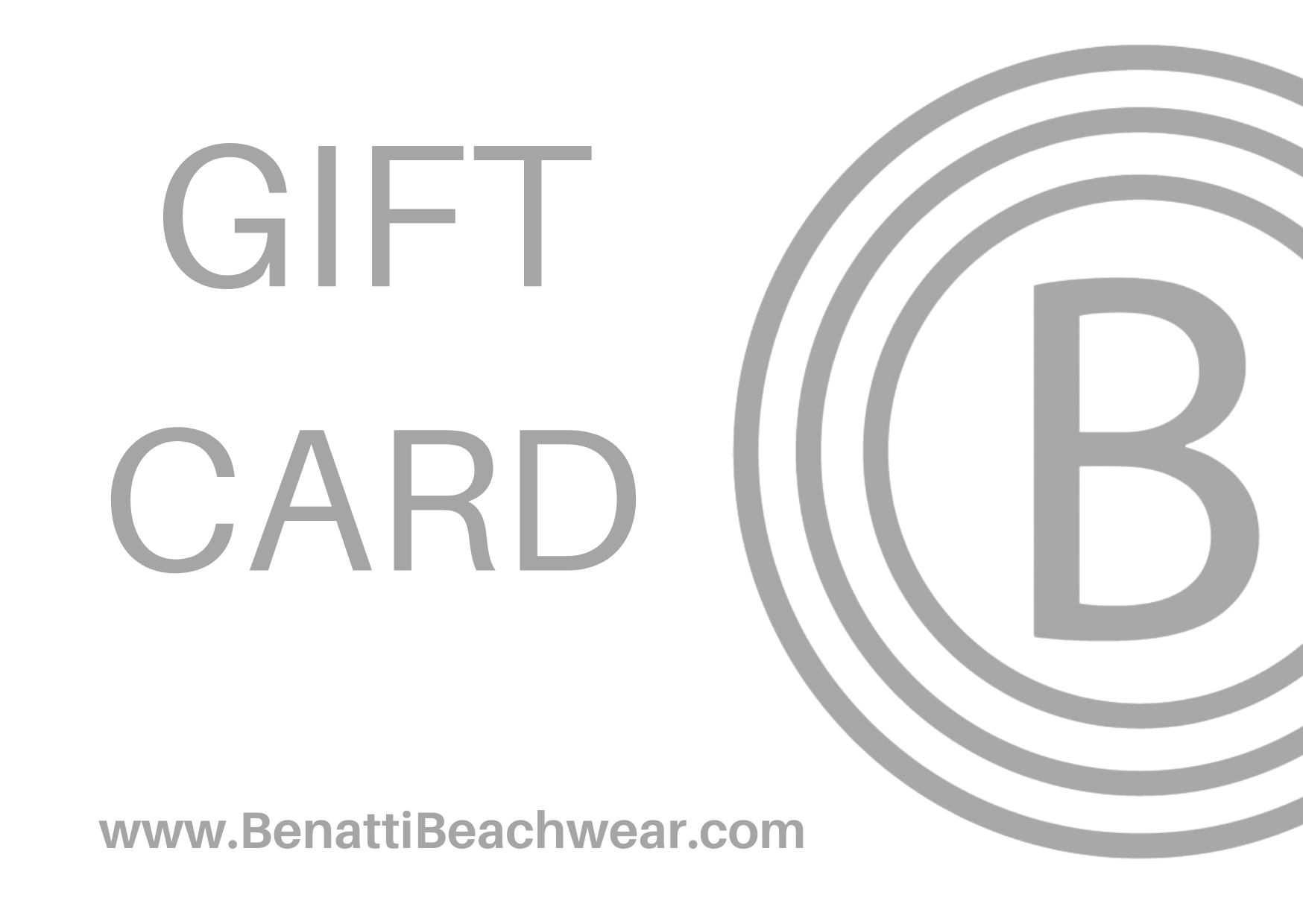 Benatti Beachwear Gift Card