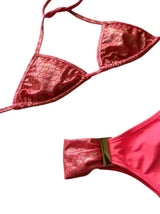 Alice Top & Ana Bottom SET - Shiny Coral
