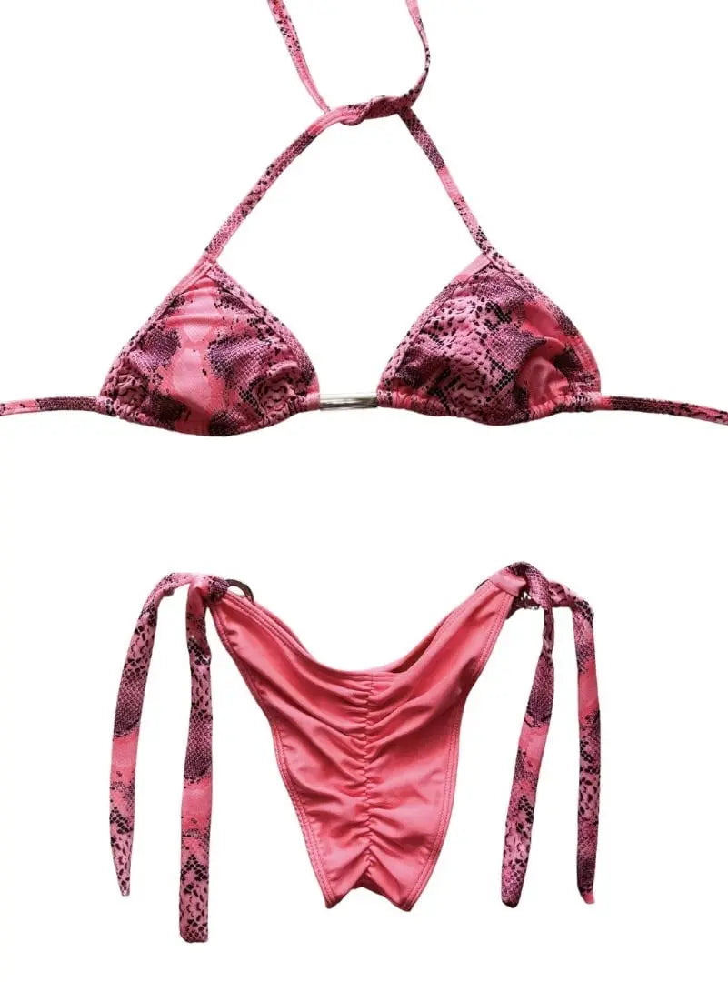 Blush Snake Bikini SET - SALE