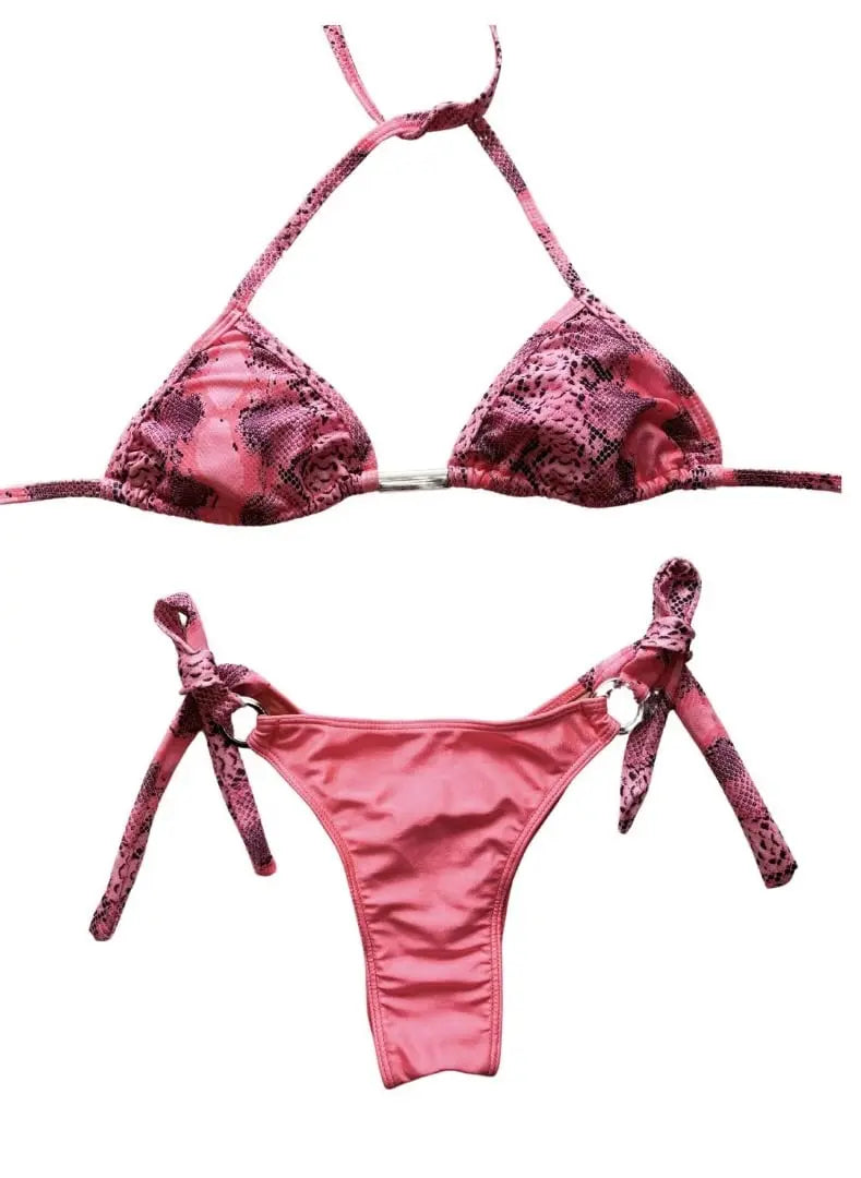 Blush Snake Bikini SET - SALE