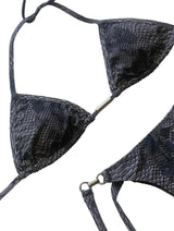 Alice Top & Amy Bottom SET - Snakeskin
