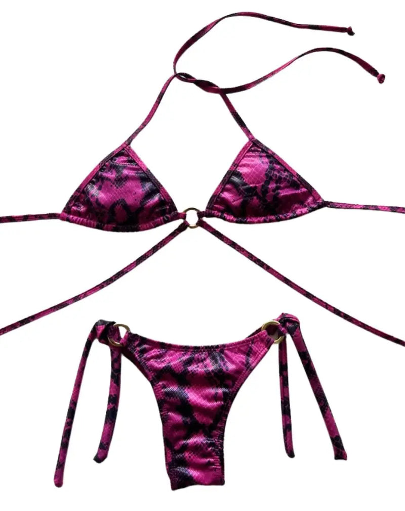 Sofia Top & Andrea Bottom SET - Pink Viper