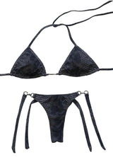 Alice Top & Amy Bottom SET - Snakeskin