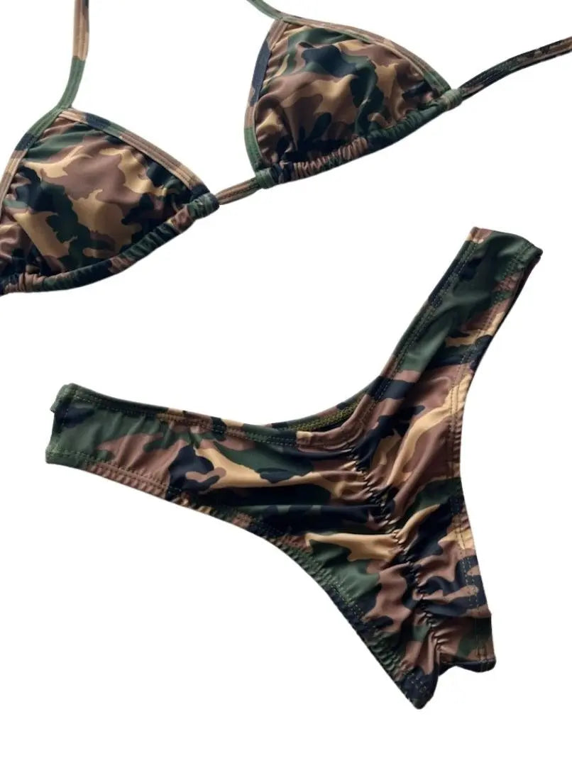 Camo Pull On  Bikini SET Benatti Beachwear