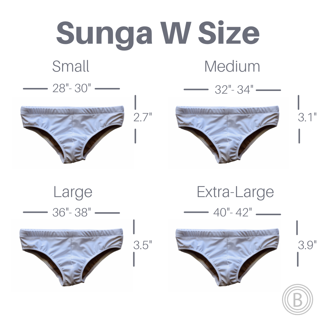 Sunga W Swim Briefs - Striped