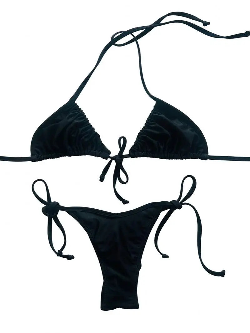 Vero High-Leg Bikini Bottom - Solid Colors Benatti Beachwear